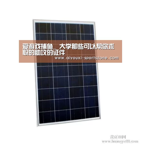 爱游戏捕鱼_
大学那些可以帮你求职的助攻的证件(图1) 爱游戏电子游艺